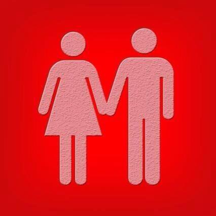 Man and Woman Silhouettes Holding Hands Man and Woman Silhouettes Holding Hands